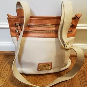 Valentina leather crossbody purse